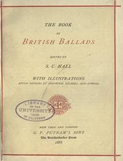 Tapa de The book of British ballads