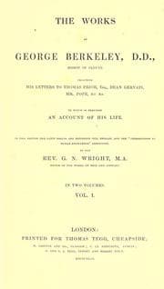 Tapa de The works of George Berkeley