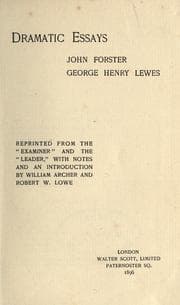 Tapa de Dramatic essays