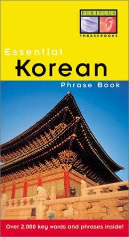 Tapa de Essential Korean phrase book