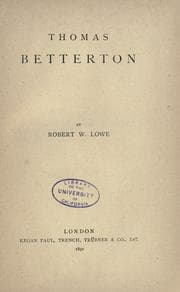Tapa de Thomas Betterton