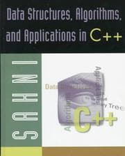 Tapa de Data structures, algorithms, and applications in C++