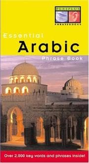 Tapa de Essential Arabic phrase book