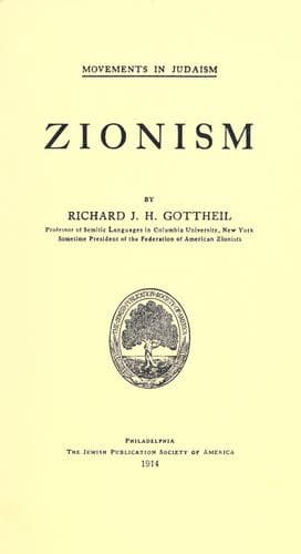 Tapa de Zionism