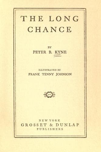 Tapa de The long chance