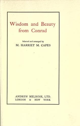 Tapa de Wisdom and beauty from Conrad