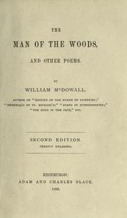 Tapa de The man of the woods and other poems