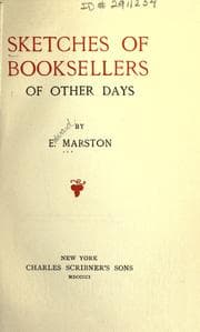 Tapa de Sketches of booksellers of other days
