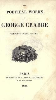 Tapa de The poetical works of George Crabbe, complete in one volume