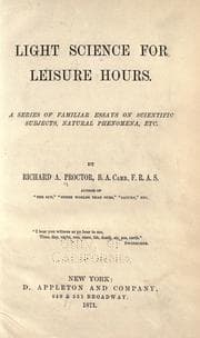 Tapa de Light science for leisure hours