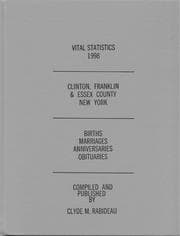 Tapa de 1998 vital statistics, Clinton, Franklin & Essex County, New York