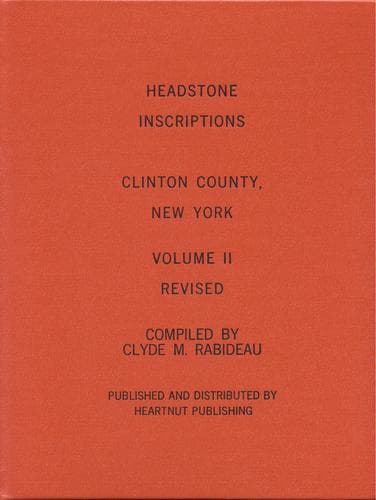 Tapa de Headstone Inscriptions, Volume II