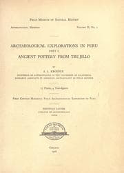 Tapa de Archaeological explorations in Peru