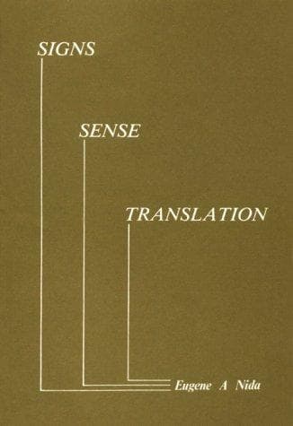 Tapa de Signs, sense, translation
