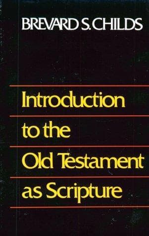 Tapa de Introduction to the Old Testament as Scripture