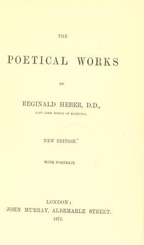 Tapa de Poetical works