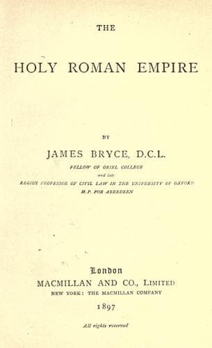 Tapa de The Holy Roman Empire