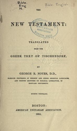 Tapa de The New Testament