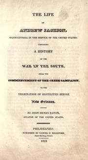 Tapa de The life of Andrew Jackson