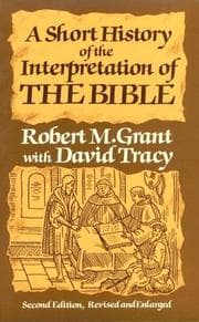 Tapa de A short history of the interpretation of the Bible