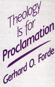 Tapa de Theology is for proclamation