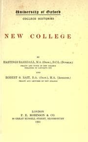 Tapa de New College