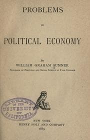 Tapa de Problems in political economy