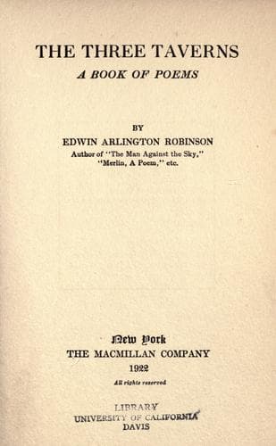 Tapa de The three taverns