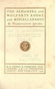 Tapa de The Alhambra and Wolfert's Roost, and miscellaneous