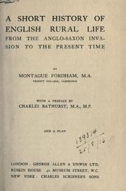 Tapa de A short history of English rural life from the Anglo-Saxon invasion to the present time
