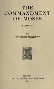 Tapa de The commandment of Moses