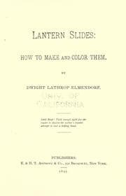 Tapa de Lantern slides, how to make and color them