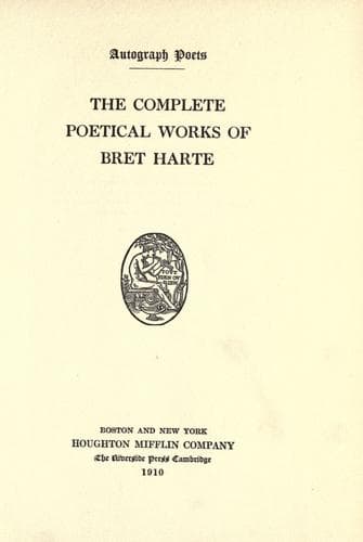 Tapa de The  complete poetical works