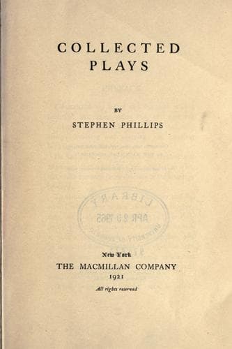 Tapa de Collected plays