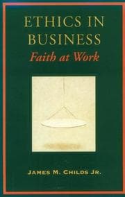 Tapa de Ethics in business
