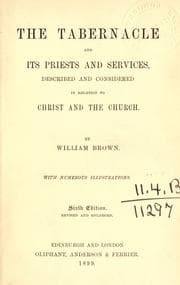 Tapa de The tabernacle and its priests and services
