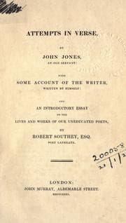 Tapa de Attempts in verse, with some account of the writer