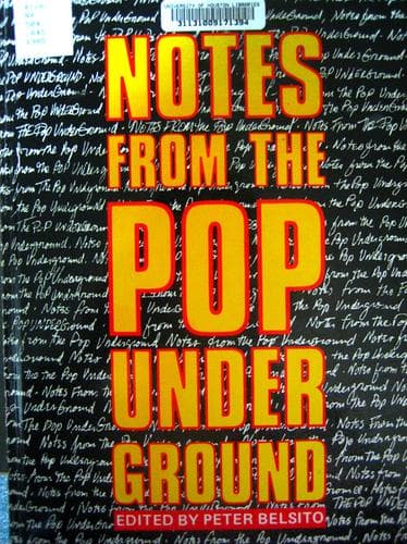 Tapa de Notes from the pop underground
