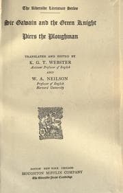 Tapa de Sir Gawain and the Green knight