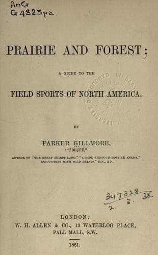 Tapa de Prairie and forest