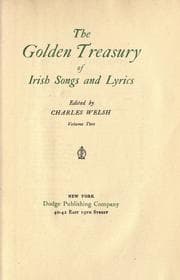 Tapa de The golden treasury of Irish songs and lyrics