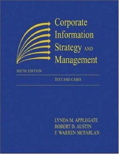 Tapa de Corporate information strategy and management