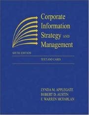 Tapa de Corporate information strategy and management