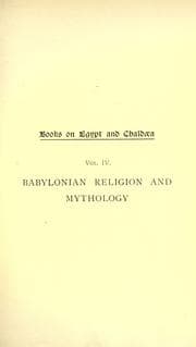 Tapa de Babylonian religion and mythology