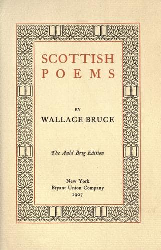 Tapa de Scottish poems