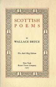 Tapa de Scottish poems