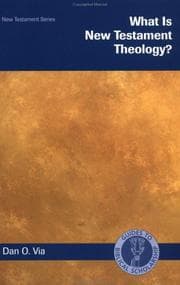 Tapa de What Is New Testament Theology? (Guides to Biblical Scholarship New Testament Series)