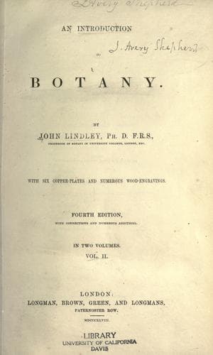 Tapa de introduction to botany.