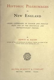 Tapa de Historic pilgrimages in New England