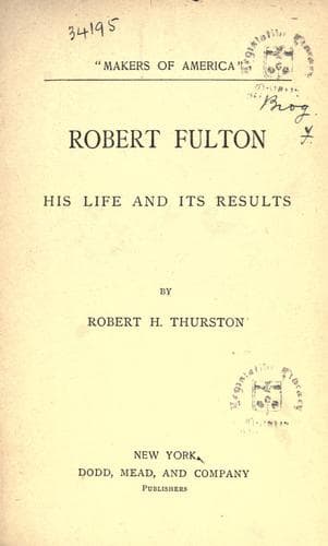 Tapa de Robert Fulton